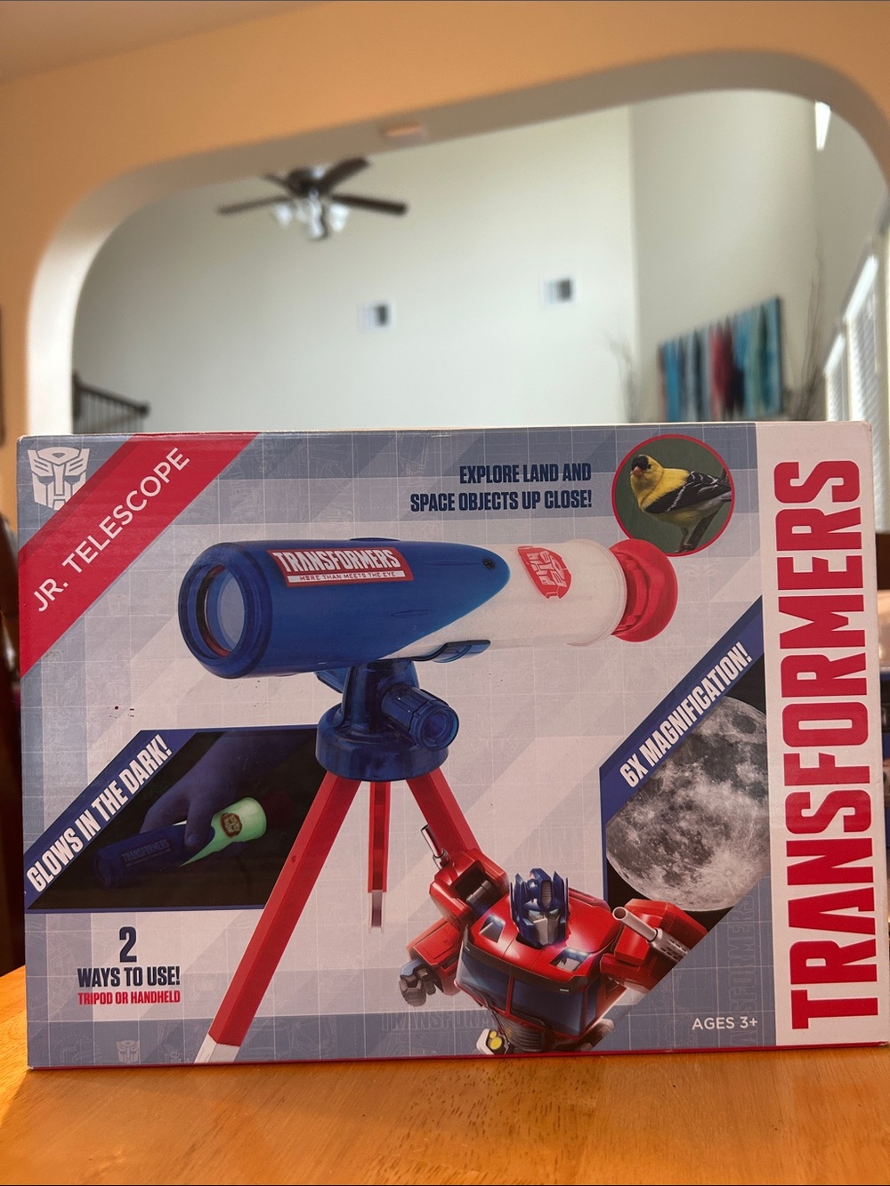 Hasbro Transformers Jr. Telescope — Blue, White, Red